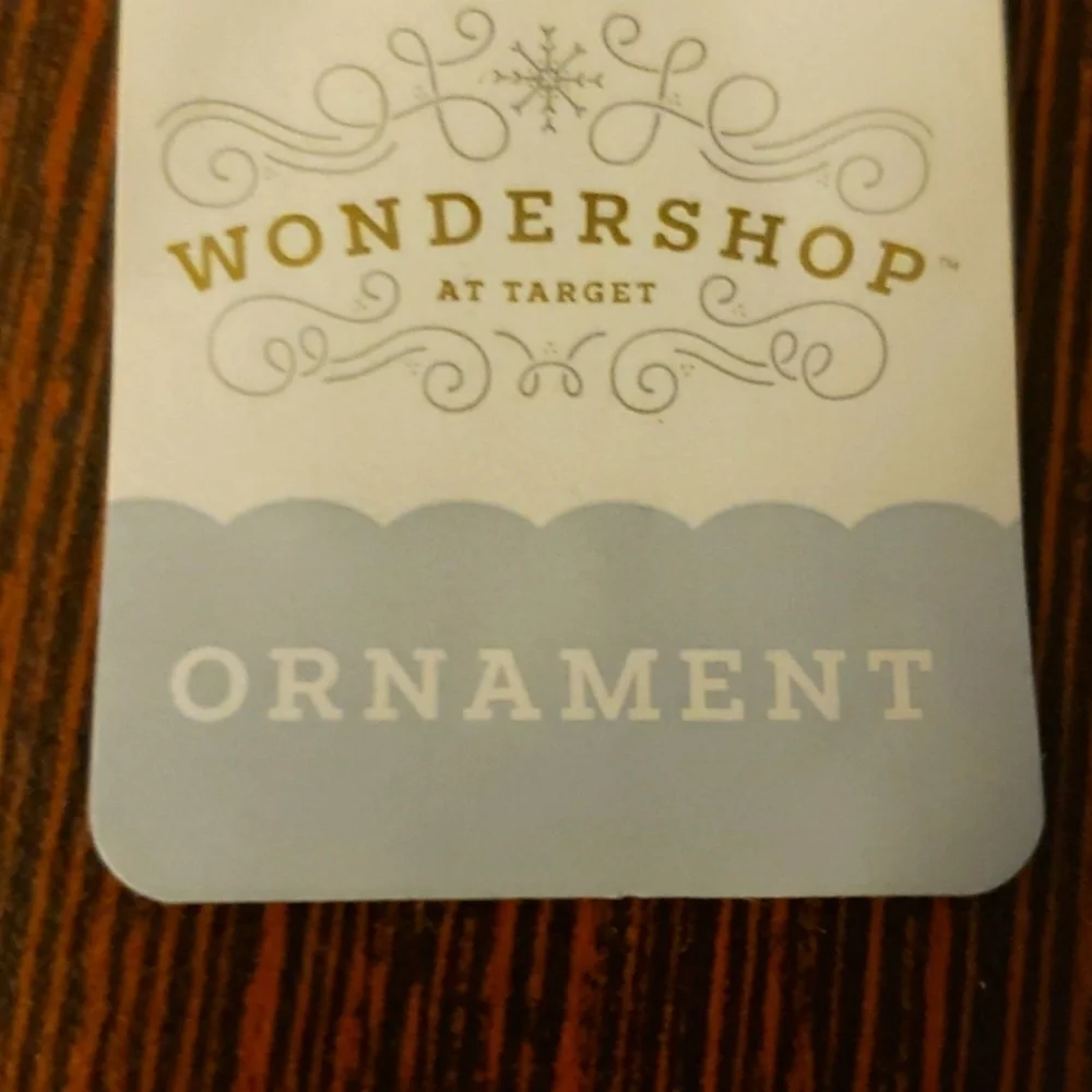 Wondershop Letter Y Chunky Knit Monogram Christmas Tree Ornament in Red/White